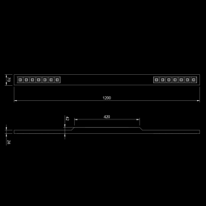 Wood Linear 70