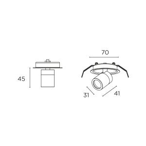 Pluriel Micro Downlight