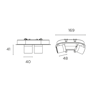 Pluriel Downlight